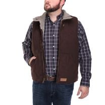 BootDaddy Ranch Mens Dark Brown Concealed Carry Vest