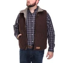 BootDaddy Ranch Mens Dark Brown Concealed Carry Vest