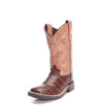 Cowboy Legend Childrens Caiman Print Western Boots