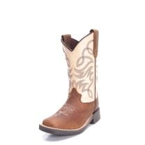 Cowboy Legend Childrens Distressed Brown Western Boots