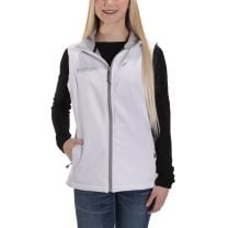 BootDaddy Womens White Soft Shell TEK Vest