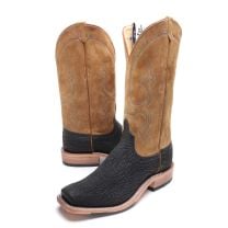 BootDaddy Anderson Bean Mens Black Safari Shark Boots