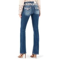 Miss Me Aztec Heart Boot Cut Jean