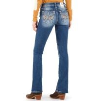 Miss Me Winged Madness Boot Cut Jean