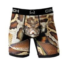 Cinch Mens Arenaflex Python Boxer Briefs