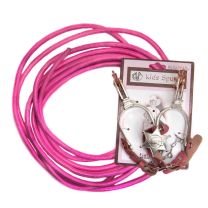 Little Outlaw Pink Rope Spurs and Badge Toy Set