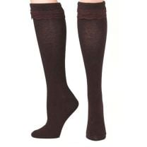 Blazin Roxx Knee High Boot Socks Purple