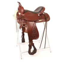 Circle Y High Horse Mineral Wells Trail Saddle (16", Wide Tree)