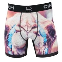 Cinch Mens Arenaflex Camel Print Boxer Briefs