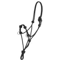 Mustang Black Side Pull Rope Halter