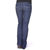 Kimes Ranch Womens Jolene Slim Fit Boot Cut Jeans Dark