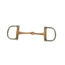 Partrade Copper Dee Ring Snaffle Bit, Level 2