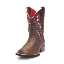 Ariat Youth Quickdraw VentTEK American Flag Western Boots