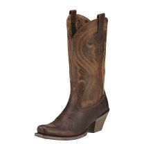 Ariat Womens Lively Square Toe Cowgirl Boots Sassy Brown