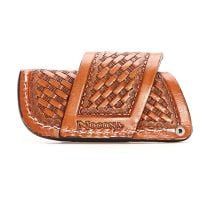 Nocona Basket Stamped Belt Loop Knife Sheaths