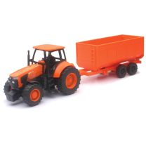 Kubota Farm Tractor and Wagon Set