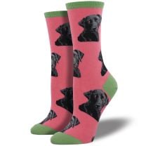 Western Womens Lab or of Love Socks Pink