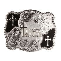 Montana Silversmiths Praying Cowboy Buckles