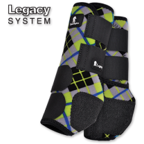 Classic Equine Green Plaid Legacy Boots (Hind)