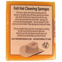 Felt Hat Cleaning Sponge