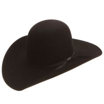 Serratelli 4X Black Felt Cowboy Hat