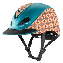 Troxel Fallon Taylor Teal Aztec Helmet