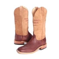 BootDaddy with Anderson Bean Mens Smoky Bison Cowboy Boots