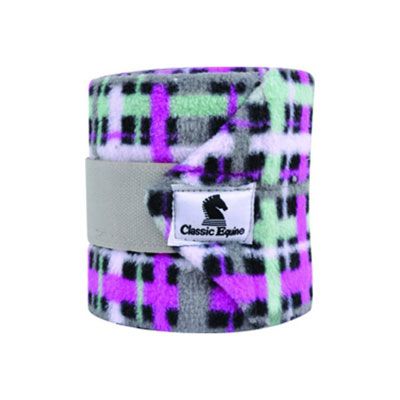 Classic Equine Black Polo Wraps- Set of 4