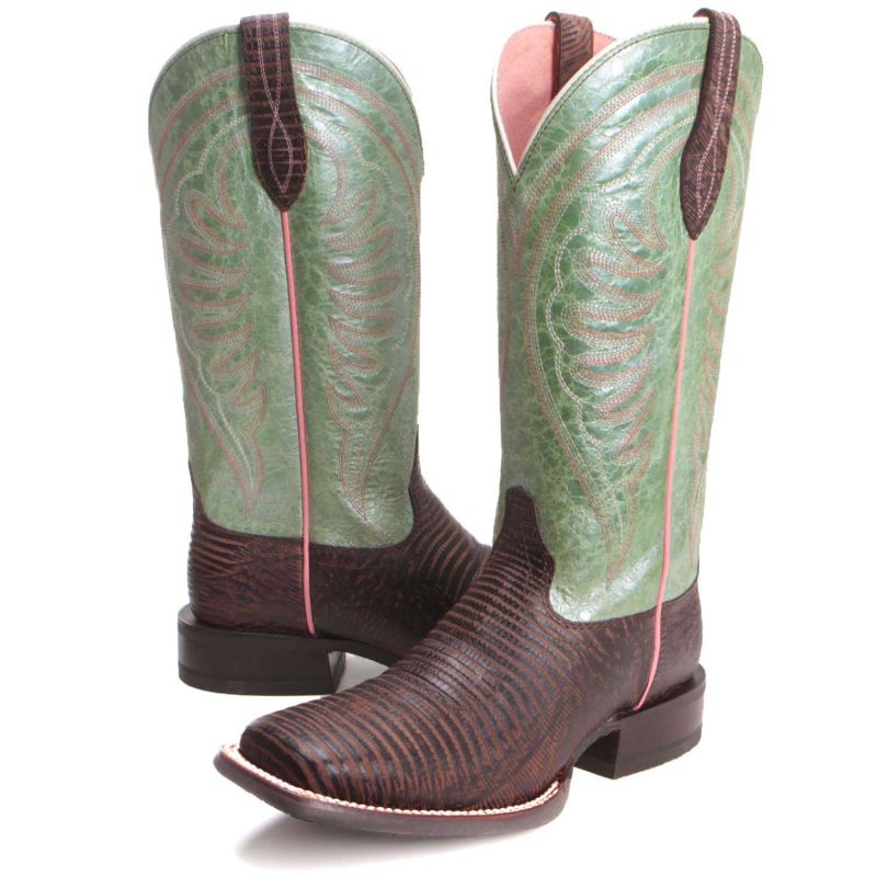 Lizard Print Western Boots