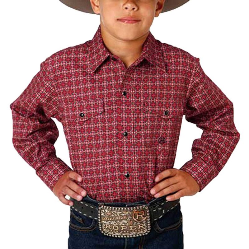 Roper - Boys Long Sleeve Western Shirt main image 1