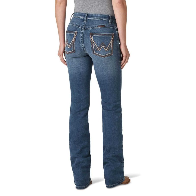 Wrangler Womens Willow Boot Cut Riding Jeans