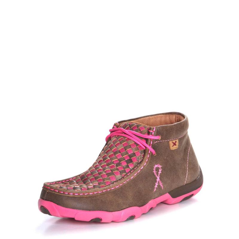 Twisted X Womens Cancer Awareness Moc Shoes WDM0026