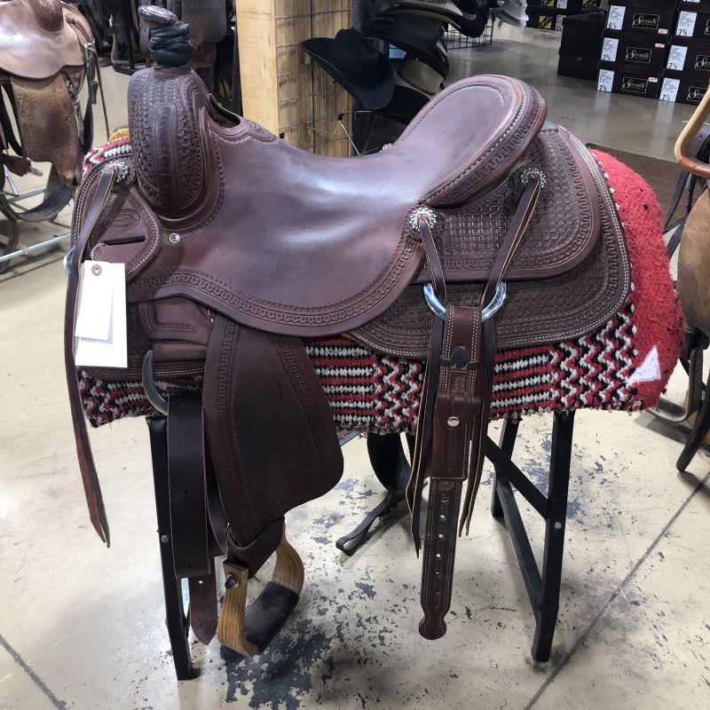Used Don Rich Cowhorse Saddle 16.5
