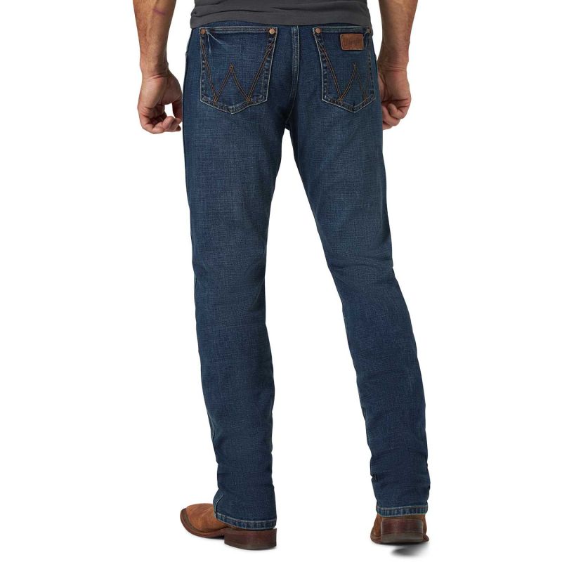 Wrangler Retro Premium Mens Slim Straight Jeans