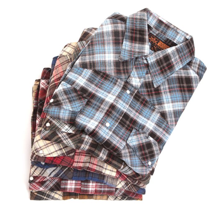 Canyon Guide Men's Plaid Snap Down Flannel Shirts Assorted