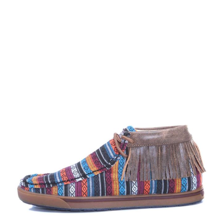 Twisted X Womens Serape Fringe Chukka Shoes WCA0021