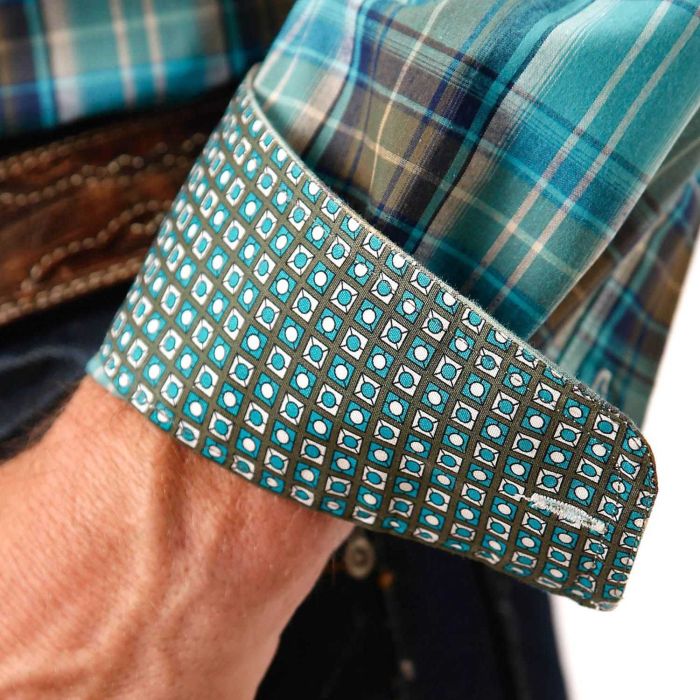v neck green midi dress Platinum Cotton Satin Formal Shirt for Men - with Pocket main image 0