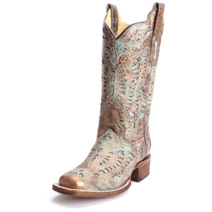 Corral butterfly inlay boots discount