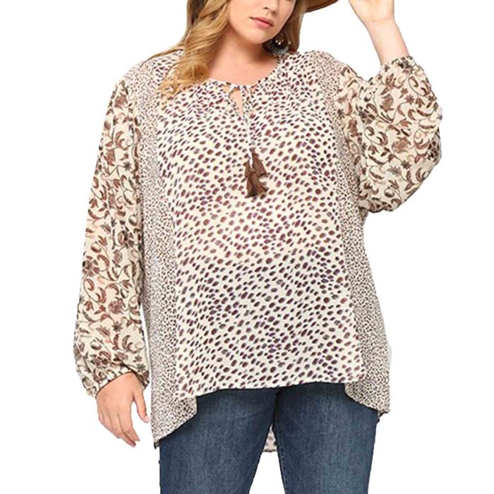 plus size peasant
