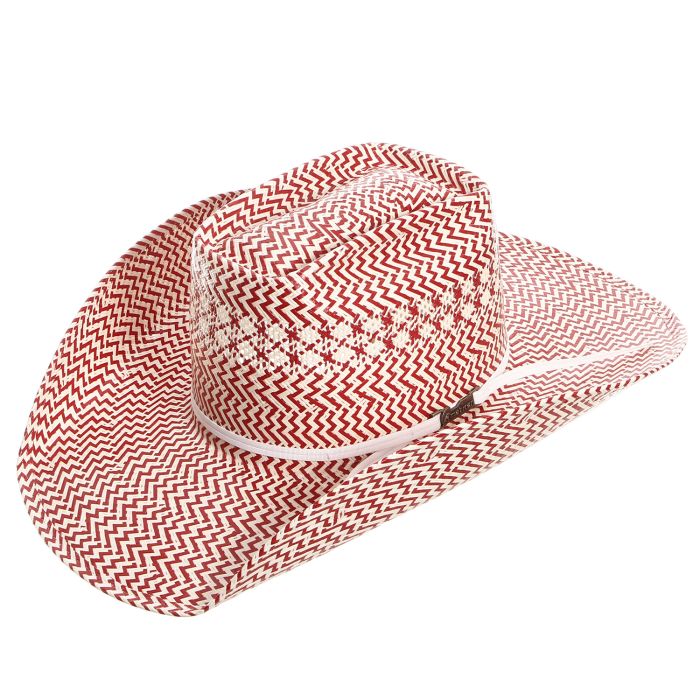 White straw cowboy hat hotsell