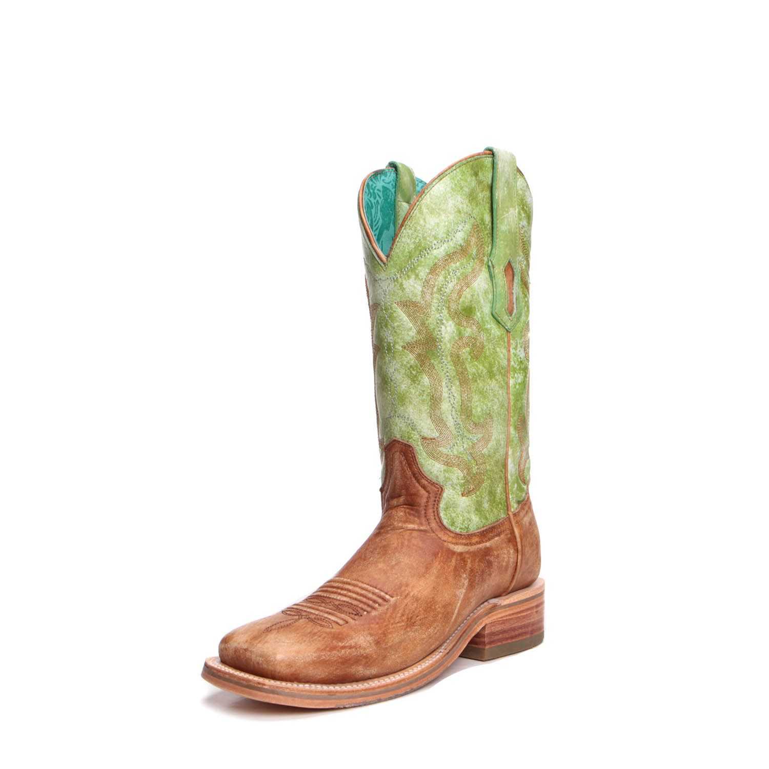 Verbinding Verwacht het Rodeo Corral Womens Lime Green Cowboy Boots A4102