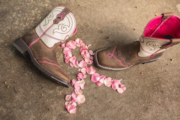 BootDaddy Collection with Ariat Pink Ribbon Power Ranchbaby Boots!