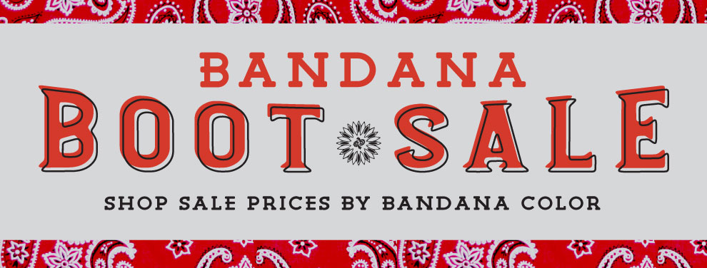 Bandana Boot Sale