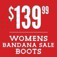 Ladies Red Bandana